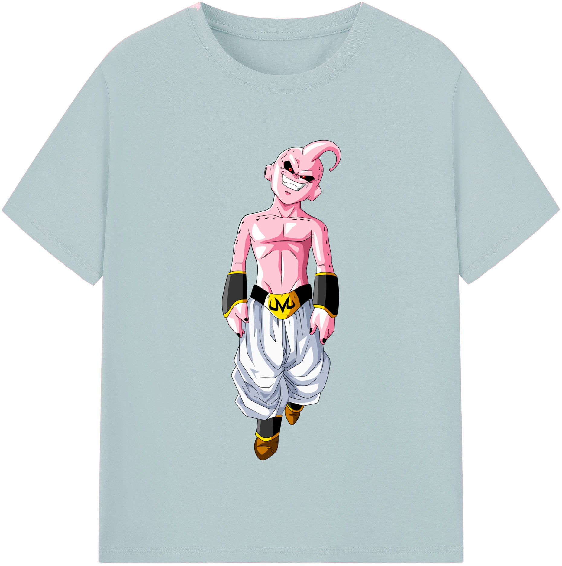 （画像用） ドラゴンボール 魔人ブウ DRAGON BALL Majin Buu 綿100％半袖Tシャツ（フロントプリント）